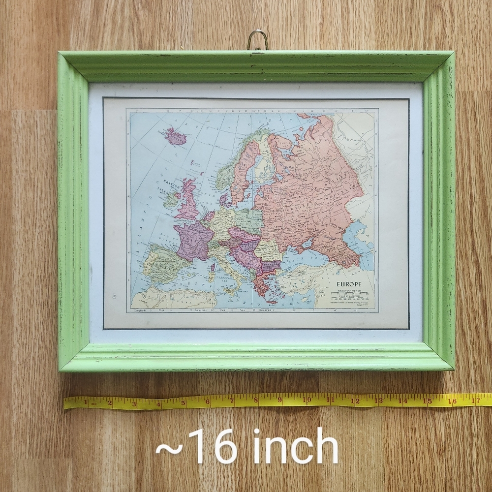Europe Framed Map - Picture 2 of 6
